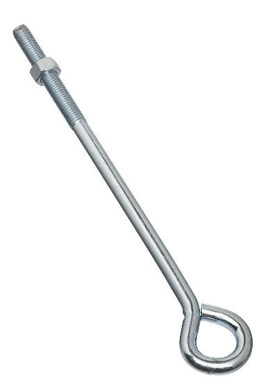National Hardware® N221-333 Eye Bolt, 1/2" x 10", Zinc Plated