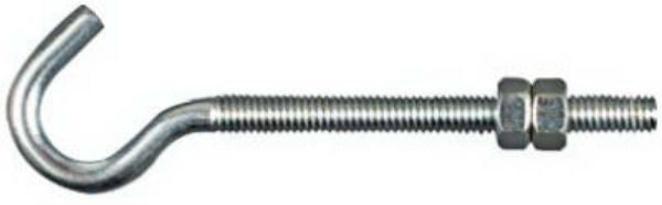 National Hardware® N221-689 Hook Bolt, Zinc, 5/16" x 5"