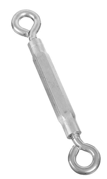 National Hardware® N221-762 Eye & Eye Turnbuckle, 3/8" x 10-1/2", Zinc Plated