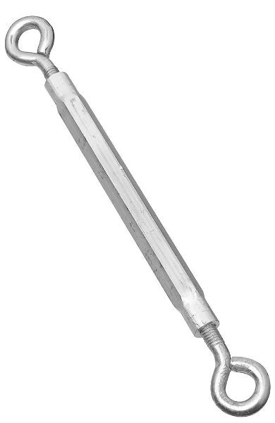 National Hardware® N221-770 Eye & Eye Turnbuckle, 3/8" x 16", Zinc Plated