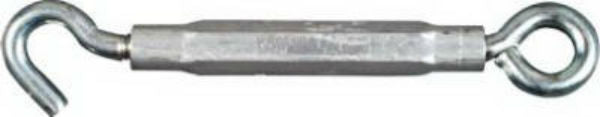 National Hardware® N221-887 Hook & Eye Turnbuckle, 3/8" x 10-1/2", Zinc Plated