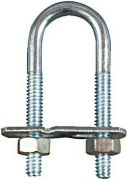 National Hardware® N222-075 U-Bolt #112, 1/4" x 3/4" x 2.5", Zinc Plated