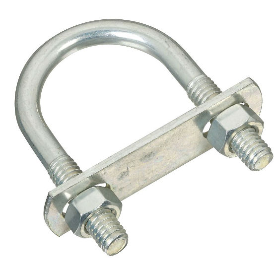 National Hardware® N222-125 U-Bolt #512, 5/16" x 1-3/8" x 2.5", Zinc Plated