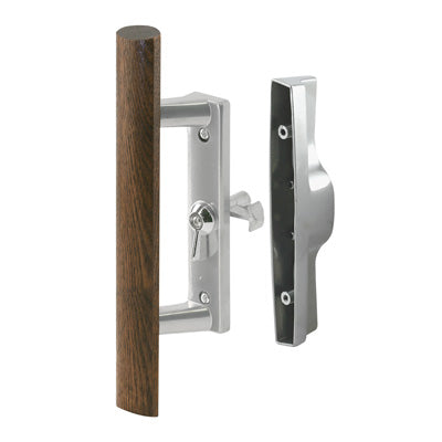 Slide-Co 14186 Universal Internal Lock Sliding Glass Door Handle Kit, Aluminum