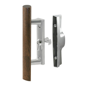 Slide-Co 14186 Universal Internal Lock Sliding Glass Door Handle Kit, Aluminum