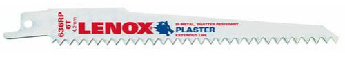 Lenox® 20571S636RP Wood Cutting Bi-Metal Reciprocating Saw Blade, 6 TPI, 6"