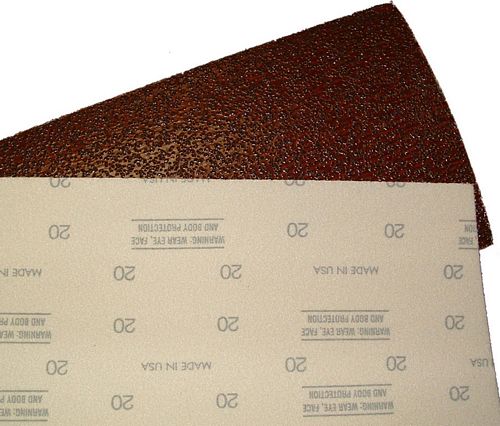 Virginia Abrasives 002-07020 Hook & Loop Floor Sanding Sheet, 20-Grit