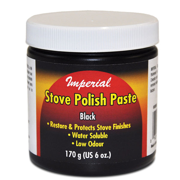 Imperial KK0059 Stove Polish Paste, 6 Oz, Black