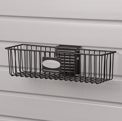 Suncast MB0311B Storage Trends® Basket, Black, 12" x 3"