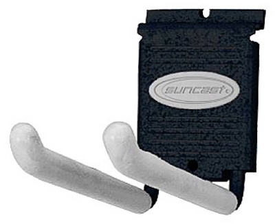 Suncast MH4DB Storage Trends® Metal Double Hook, 4", Black
