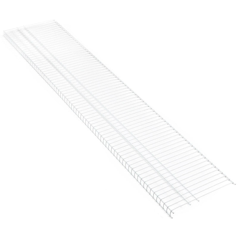 ClosetMaid 473500 SuperSlide Ventilated Shelf, White, 6' x 16"