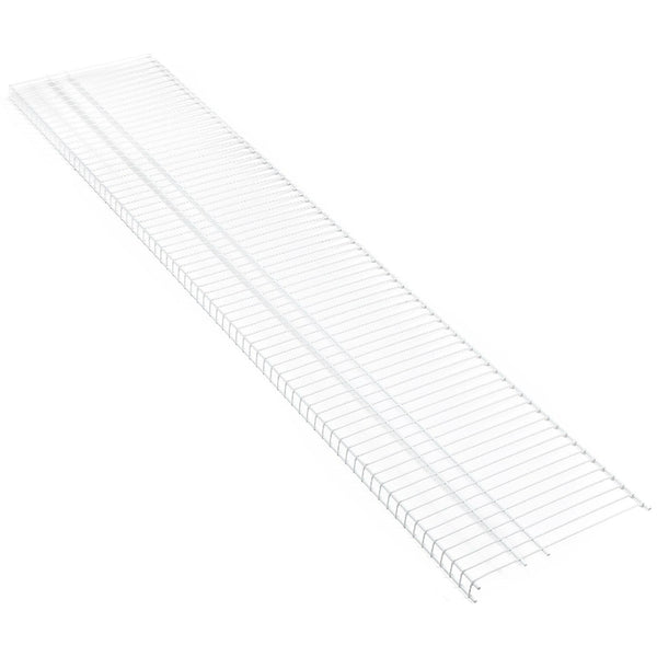 ClosetMaid 473500 SuperSlide Ventilated Shelf, White, 6' x 16"