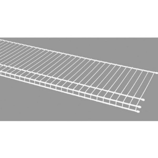 ClosetMaid 471700 SuperSlide Ventilated Shelf, White, 6' x 12"