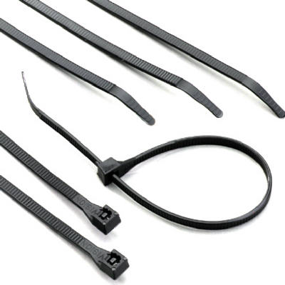 Gardner Bender 45-315UVB Double Lock Nylon Cable Tie 14", UV Black, 8-Pack