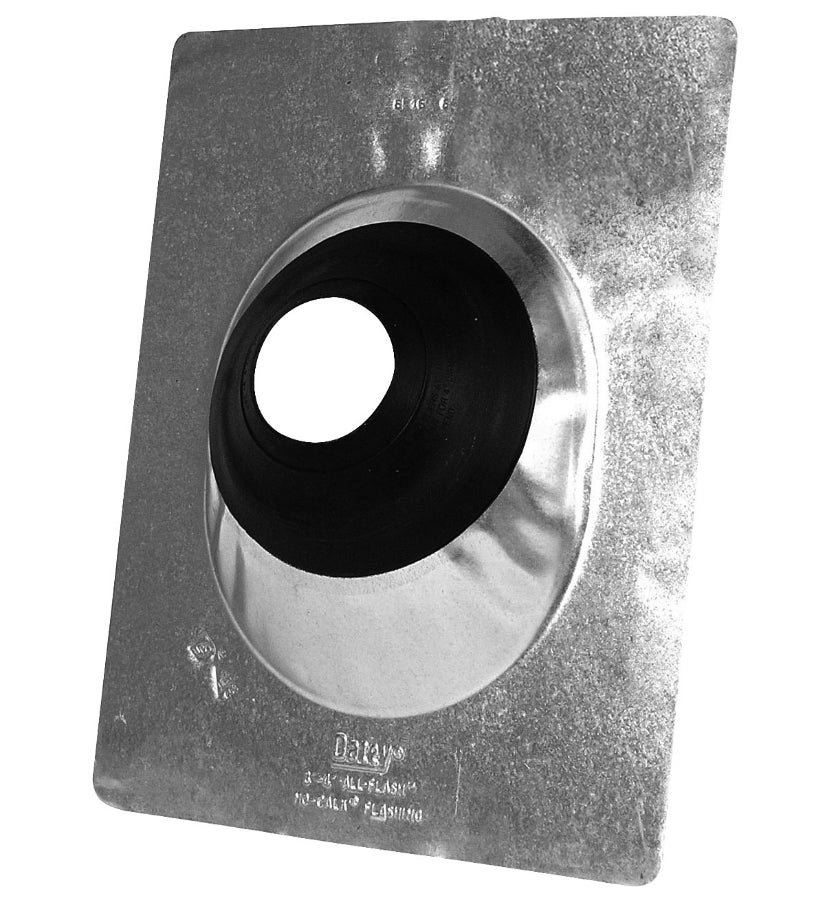 Oatey® 11877 All-Flash® No-Calk® Galvanized Roof Flashing, 3" – 4"