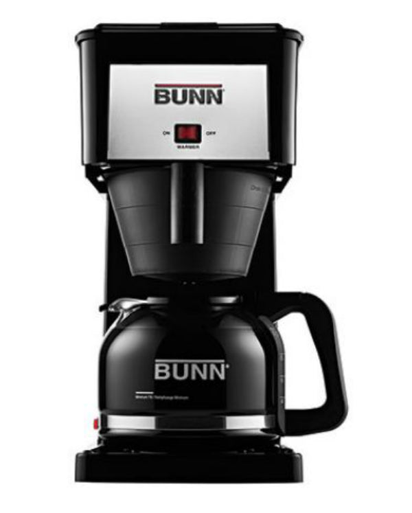 Bunn® GRB Coffee Brewer with Stainless Steel Tank, 10-Cup, Black