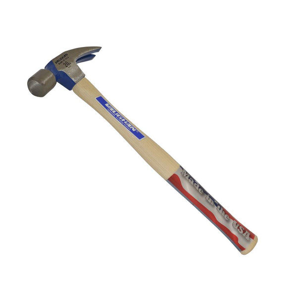 Vaughan 999L Smooth Face Rip Hammer with 16" White Hickory Handle, 20 Oz