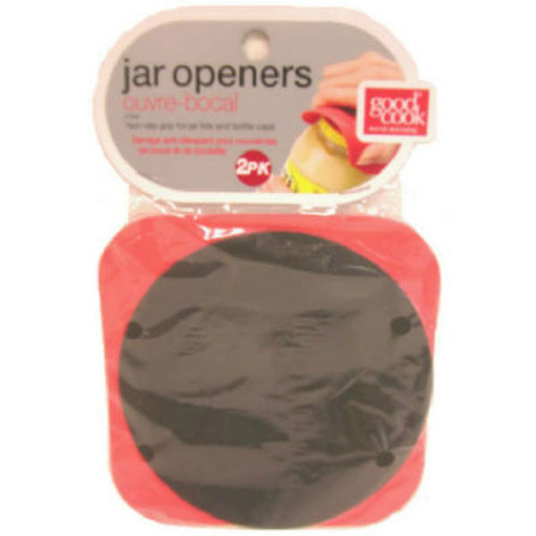 Good Cook™ 17340 Non-Slip Rubber Jar Opener, Assorted Colors, 2-Pack
