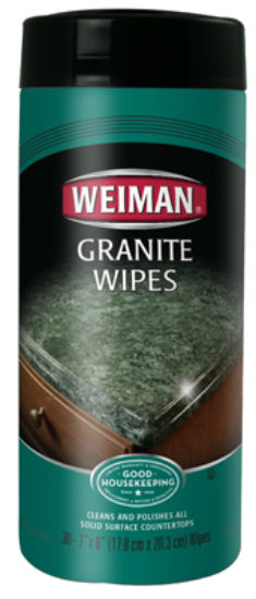 Weiman® 94 Granite & Countertop Wipes, 30-Count