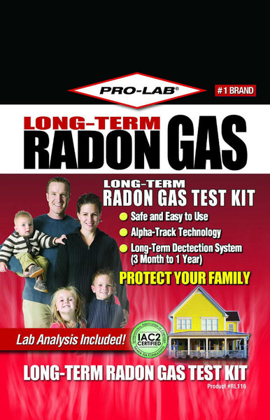 Pro-Lab® RL116 Long-Term Radon Gas Test Kit