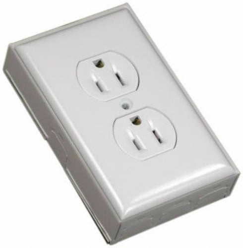 Wiremold® B2S Metallic Single Pole Switch Kit, Ivory