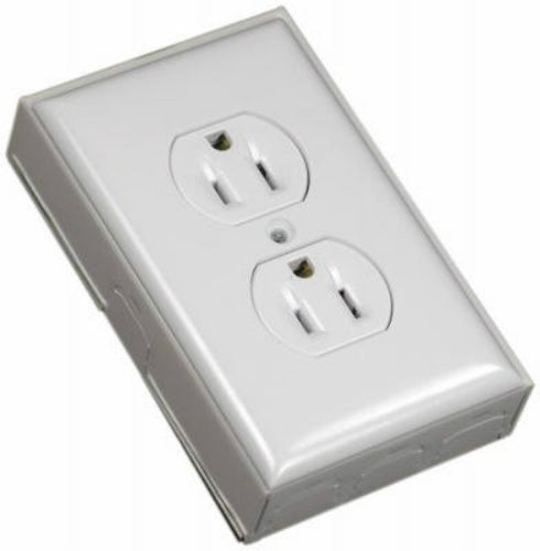 Wiremold® B2D Metallic Outlet Kit, Ivory