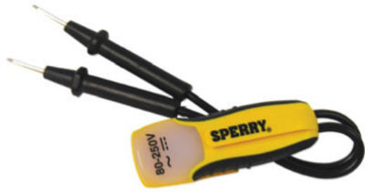 Sperry® ET6102 Single Range Voltage Tester, 80-250 Vac/DC