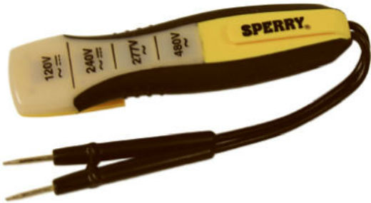 Sperry® ET6204 Voltage Tester, 4-Range, 80-480 Vac/DC