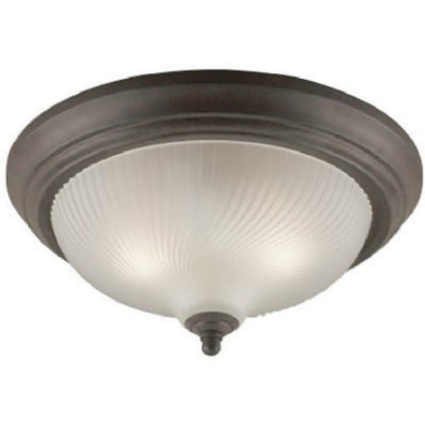 Westinghouse 64308 Two-Light Interior Flush-Mount Ceiling Fixture, Sienna Finish