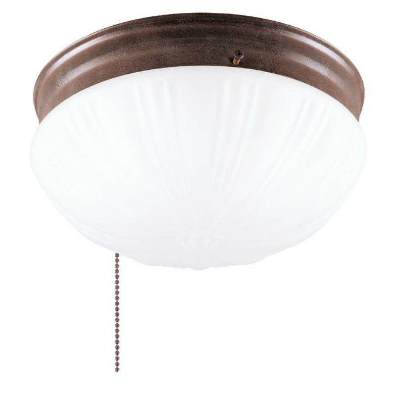 Westinghouse 67202 Two-Light Interior Flush-Mount Ceiling Fixture, Sienna