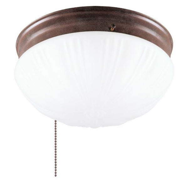 Westinghouse 67202 Two-Light Interior Flush-Mount Ceiling Fixture, Sienna