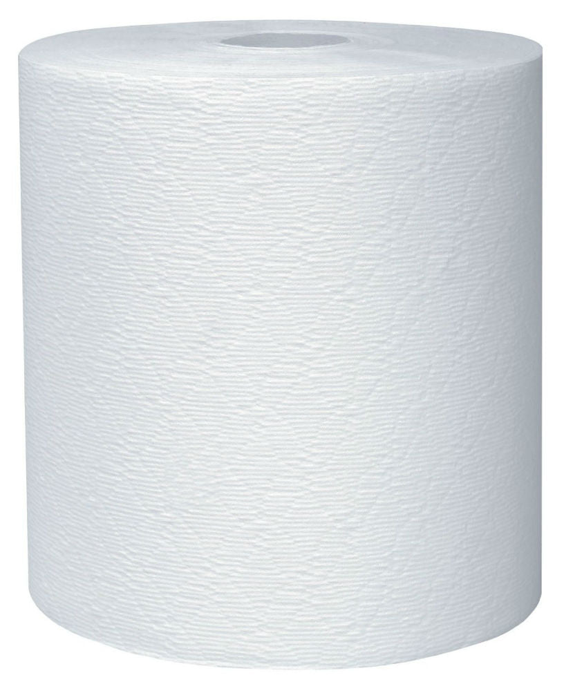 Kleenex® 50606 Hard Roll Paper Towels, White, 8" x 600', 6-Pack