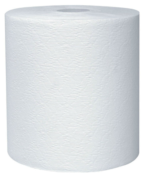 Kleenex® 50606 Hard Roll Paper Towels, White, 8" x 600', 6-Pack