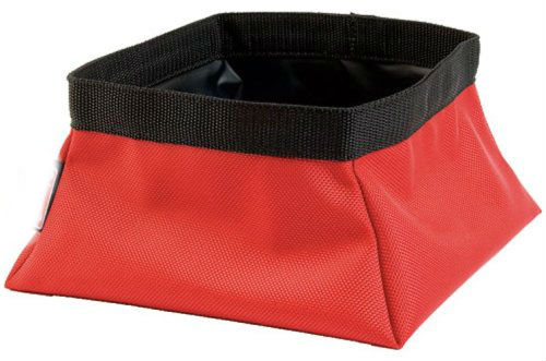 Pet Brands COLMPA0002 Expedition Collapsible Pet Bowl, Red, 2 Qt