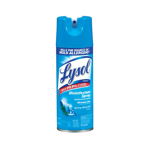 Lysol® 1920002845 Disinfectant Spray, Spring Waterfall Scent, 12.5 Oz