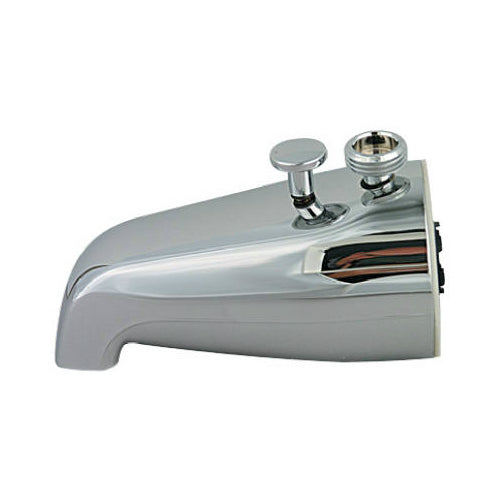 Master Plumber 682-677 Bath Tub Diverter Spout, Chrome Finish