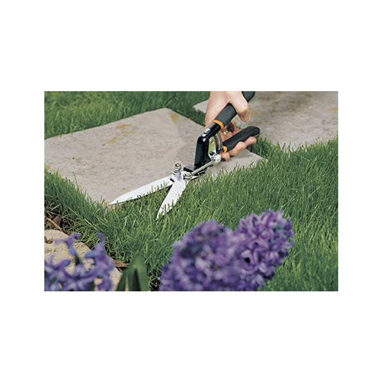 Fiskars 78206935J Power-Lever Grass Shears, 5" Steel Blade