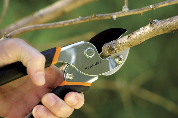 Fiskars® 91105935 Power-Lever® Traditional Anvil Pruner, 5/8" Cut Capacity