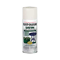 Rust-Oleum® 7793-830 Stops Rust® Satin Enamel Spray, 12 Oz, Shell White