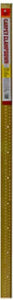 Frost King H70FB/6 Satin Gold Carpet Clampdown with Teeth, 1-3/8" x 72"