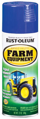 Rust-Oleum® 7424-830 Specialty Farm Equipment Spray, 12 Oz, Ford Blue