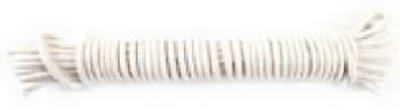 Wellington 11404 Solid Braided Polypropylene Rope, Silvery White, 1/4" x 100'
