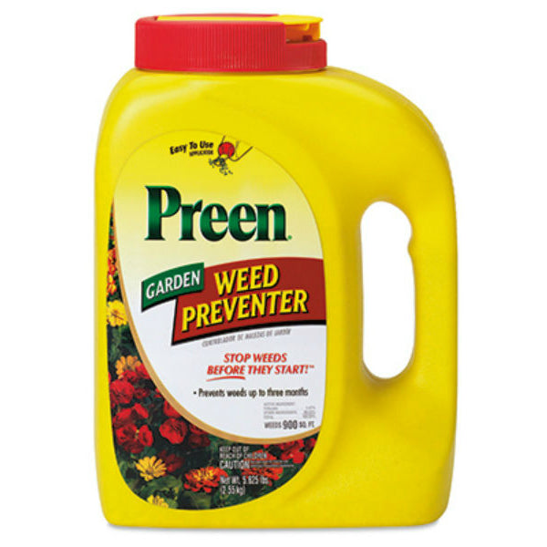 Preen® 24-63795 Garden Weed Preventer, 5.625 Lbs, Covers Upto 900 Sq.Ft.