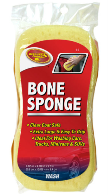 Detailer's Choice® 9-3 All Purpose Giant Bone Sponge, Yellow