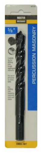 Master Mechanic 691253 Rotary Percussion Masonry Drill Bit, 5/8" x 6"