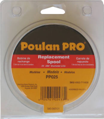 Poulan Pro 711636 Replacement Spool For 17" Gas String Trimmer