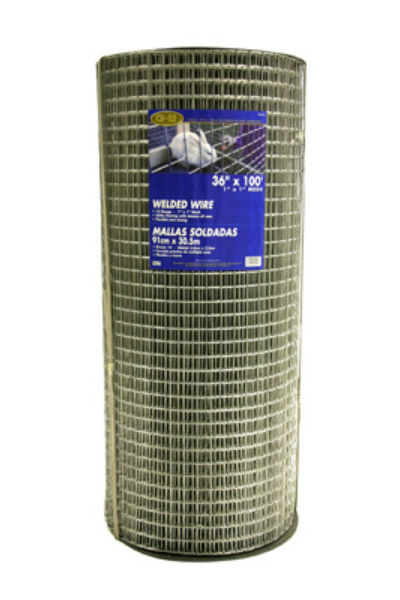 YardGard® 309213A Galvanized Welded Wire Fence, 14-Gauge, 1"x1" Mesh, 36" x 100'