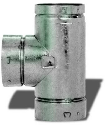 Selkirk 103100 Round Type B Gas Vent Tee, #3RV-TS, 3"