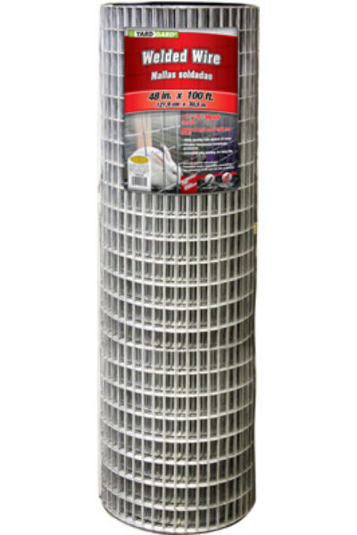 YardGard® 309224A Galvanized Welded Wire Fence, 14-Gauge, 2"x1" Mesh, 48" x 100'