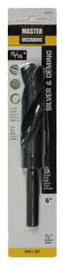 Master Mechanic 694276 Silver & Deming Drill Bit, 15/16" x 6", Black Oxide